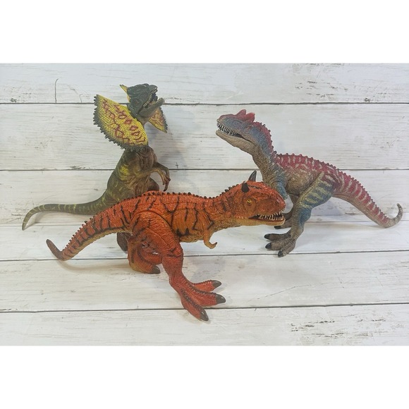 Adventure Force Other - Adventure Force Allosaurus Carnotaurus‎ Lot Of 3